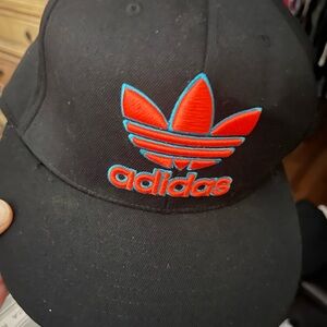 Adidas men’s  Black and Red Cap size 7 1/4 - 7 5/8